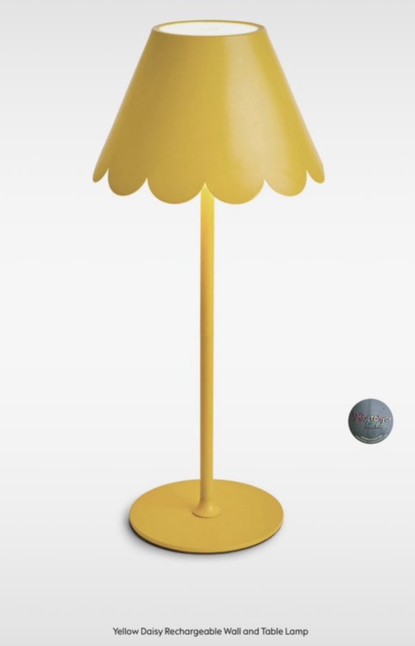 Next Yellow Daisy Rechargeable Wall and Table Lamp
